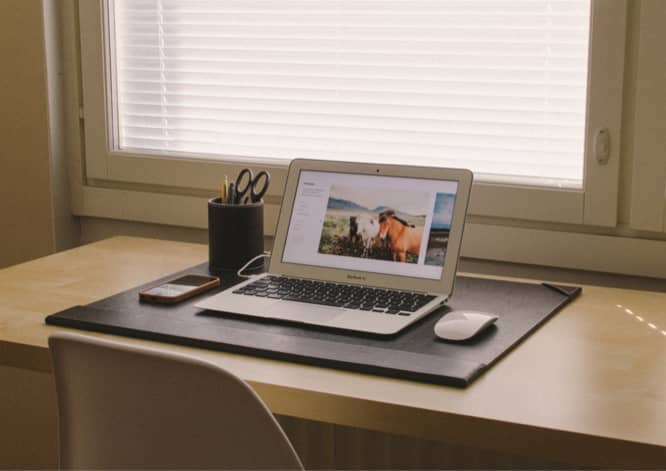 Laptop on Table
